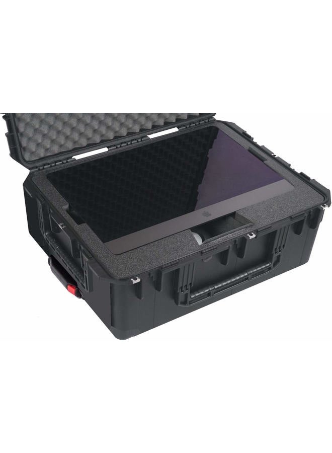 Case Club Case fits 27" iMac or 27" iMac Pro in Heavy Duty Airline Approved Shipping Case - Also Fits Apple Magic Keyboard, Magic Mouse & Accessories- Wheeled, Lockable, Waterproof - Image 1