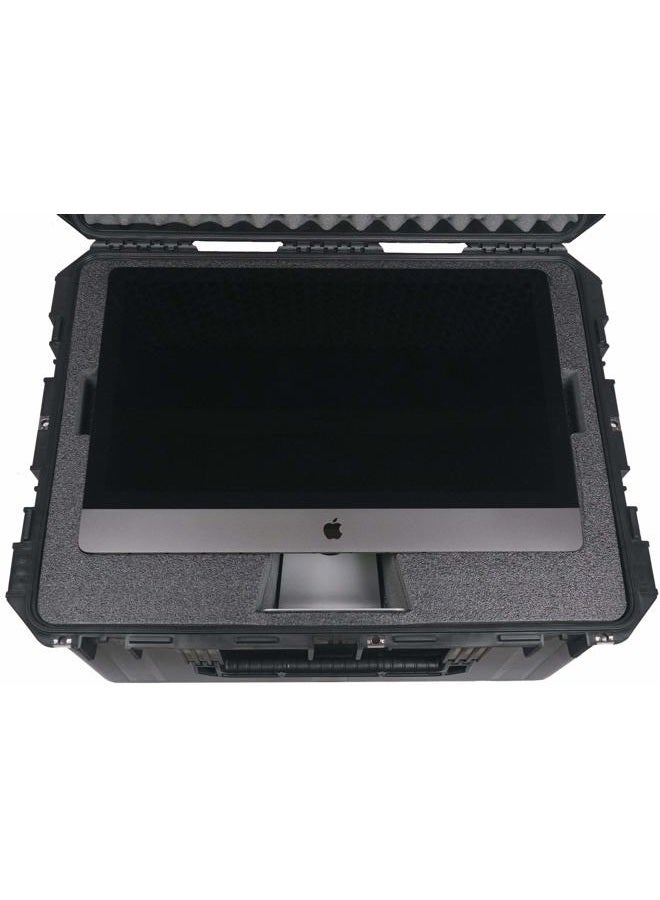 Case Club Case fits 27" iMac or 27" iMac Pro in Heavy Duty Airline Approved Shipping Case - Also Fits Apple Magic Keyboard, Magic Mouse & Accessories- Wheeled, Lockable, Waterproof - Image 2