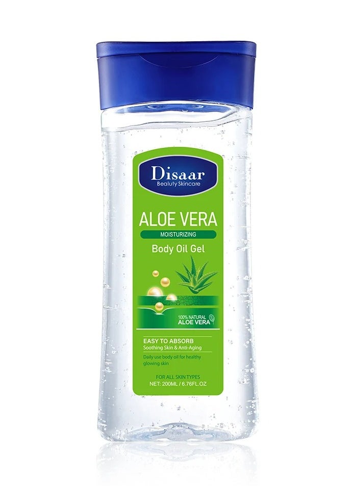 Disaar - Aloe Vera Moisturizing Body Oil Gel 200 ml - Image 1