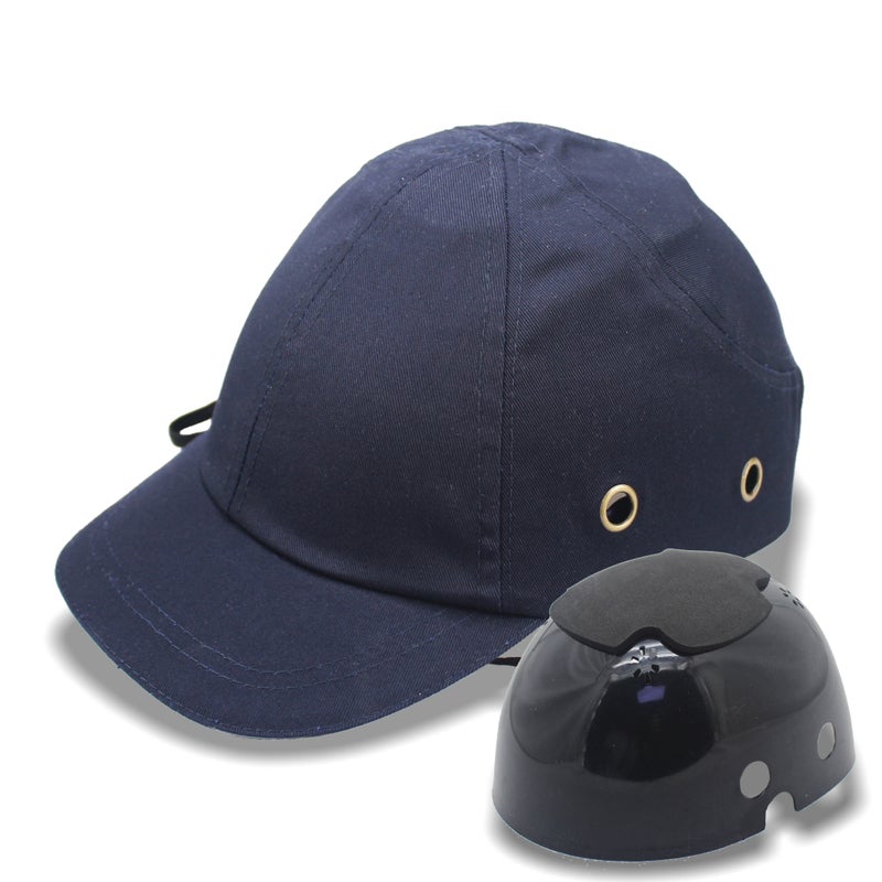 Four-Hole Anti-Smashing Site Work Summer Brim Safety Cloth Cap Protection Light Baseball Helmet Worker Welder - Image 5