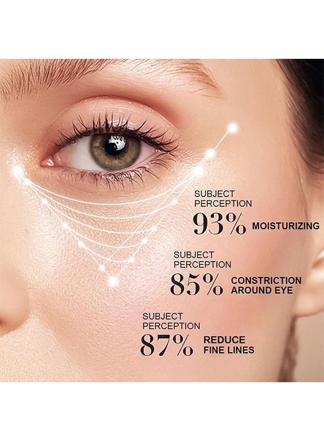 روزينو قلم كريم العين بالكافيين، للهالات السوداء، مضاد للتقدم في السن، والانتفاخات والخطوط الدقيقة، سيروم للعين للانتفاخات، كريم تحت العين مضاد للشيخوخة، ليُنعّم الخطوط الدقيقة ويرطب منطقة العين، عناية ببشرة العين للنساء والرجال، قطعة واحدة - Image 2