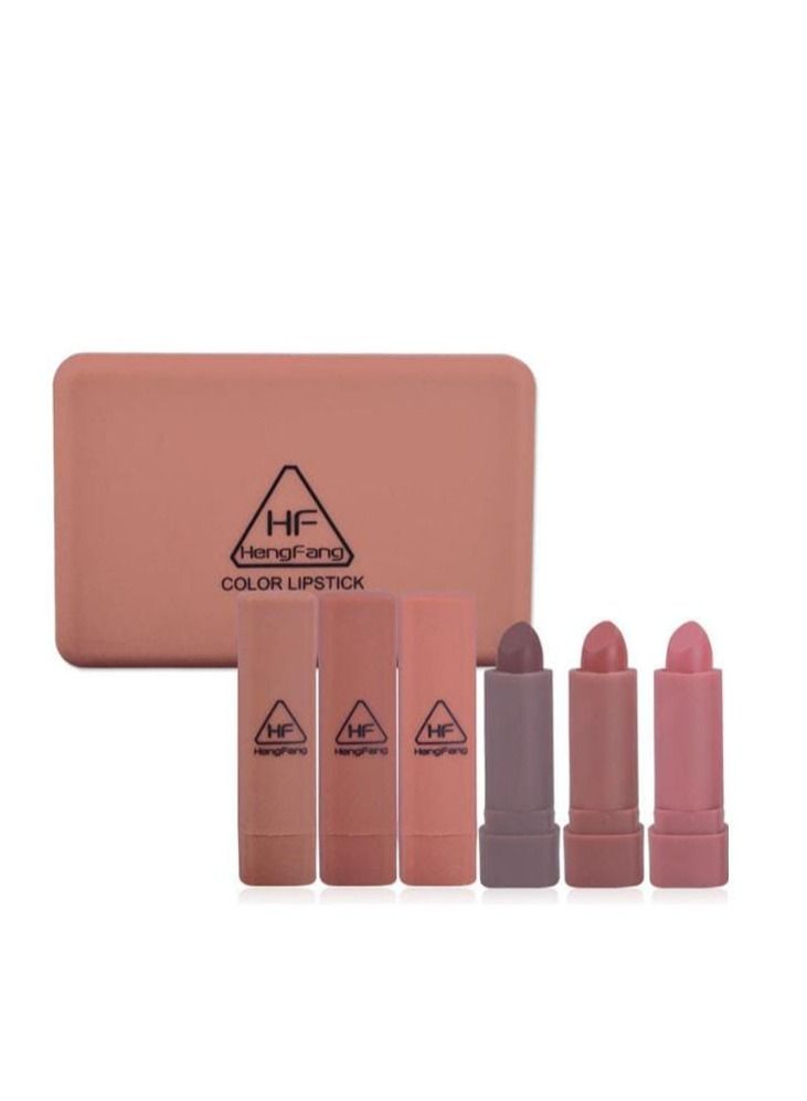 Heng Fang 6-Piece Matte Lipstick Set Red - Image 2