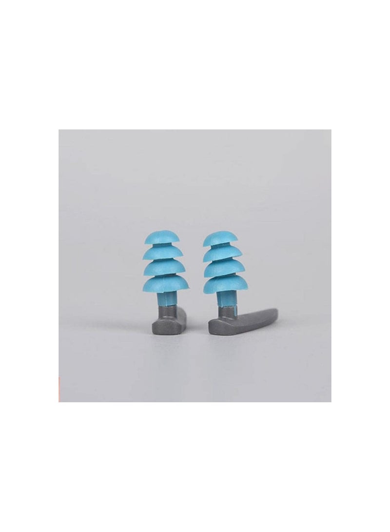 GGOOT 1 Pair Silicone Swimming Earplugs Waterproof Reusable for Kids and Adults Swimming Showering Bathing Earbuds Storage Case - Image 3