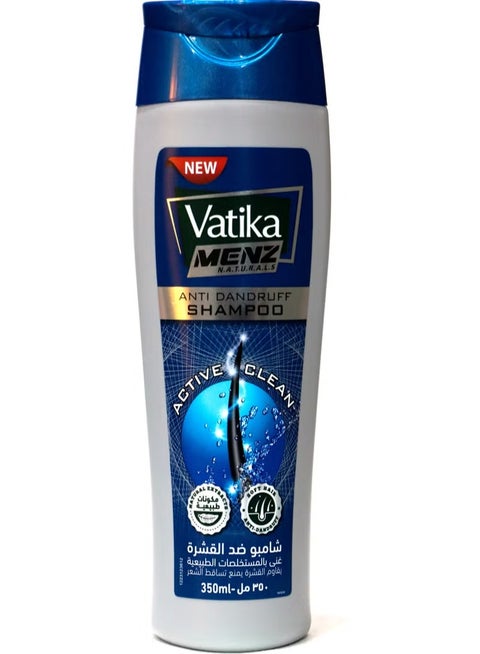 Vatika Menz Naturals Anti Dandruff Shampoo - 350 Ml