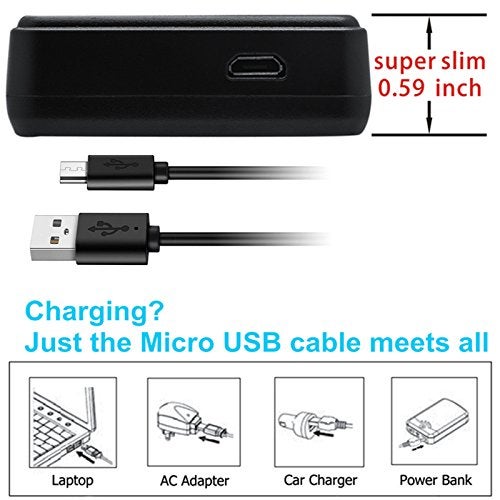 Kastar Battery (X2) & LCD Slim USB Charger for Sony NP-BN1 NPBN1 BC-CSN and Cyber-Shot DSC-QX10 QX30 QX100 DSC-TF1 DSC-TX10 TX20 TX30 DSC-W530 DSC-W570 DSC-W650 DSC-W800 DSC-W830 Digital Camera +More - Image 2