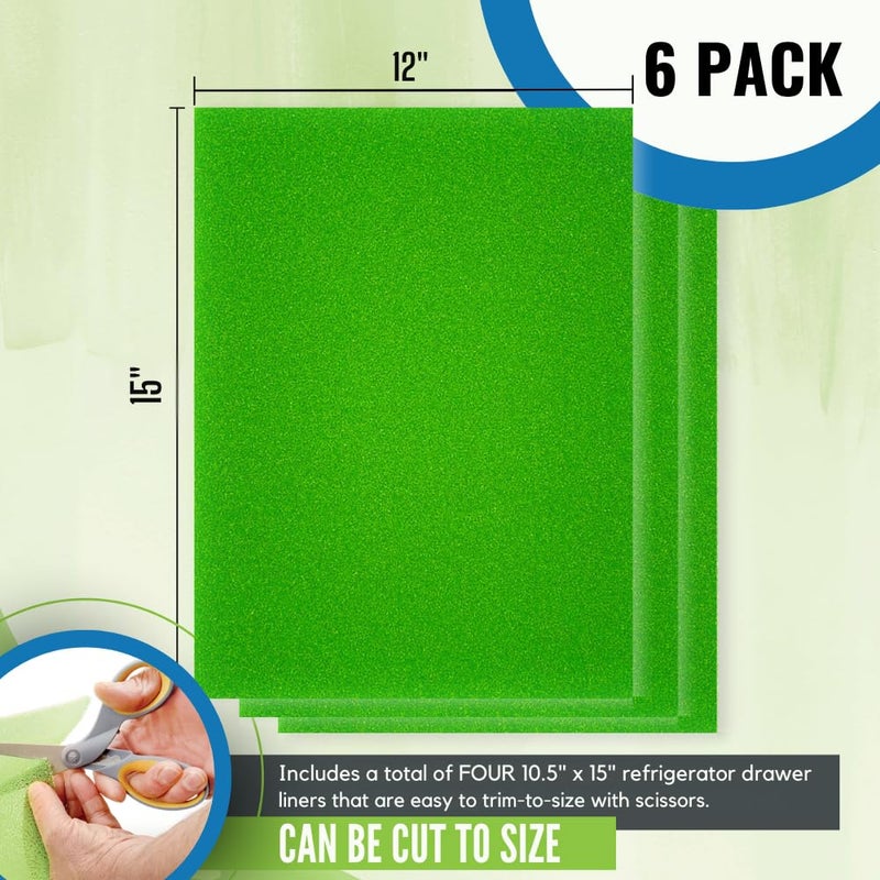 Dualplex Fruit & Veggie Life Extender Drawer Liner - Refrigerator Organizers and Storage, Fridge Shelf Liners - Image 3