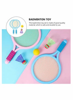 KASTWAVE Tennis Racket Set for Children, Tennis Balls Badminton Balls Badminton Rackets Kids Set Outdoor Garden Game Set Outdoor Game Toys for Children  - Image 4