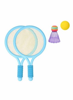 KASTWAVE Tennis Racket Set for Children, Tennis Balls Badminton Balls Badminton Rackets Kids Set Outdoor Garden Game Set Outdoor Game Toys for Children  - Image 1
