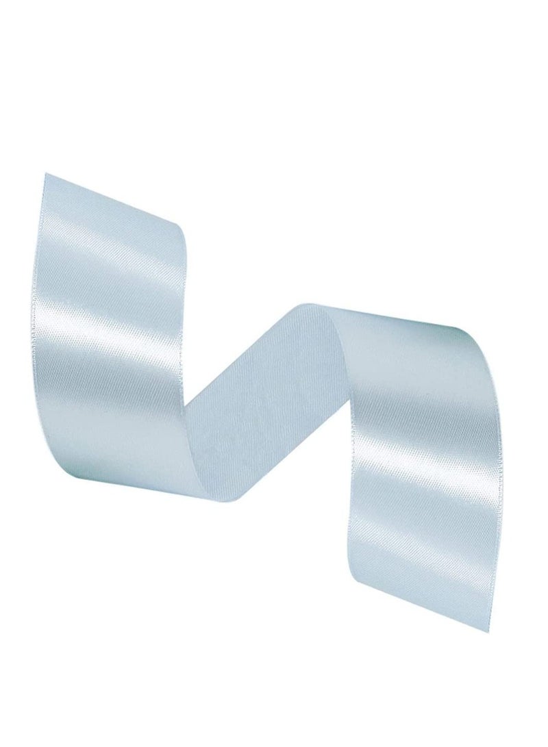 MARKQ شريط ساتان أزرق باودر 38 مم × 25 ياردة من قماش البوليستر لتغليف الهدايا، هدايا الحفلات، زينة الزفاف، صنع الأشرطة، باقات، مشاريع الخياطة ومواد الحرف اليدوية - Image 3