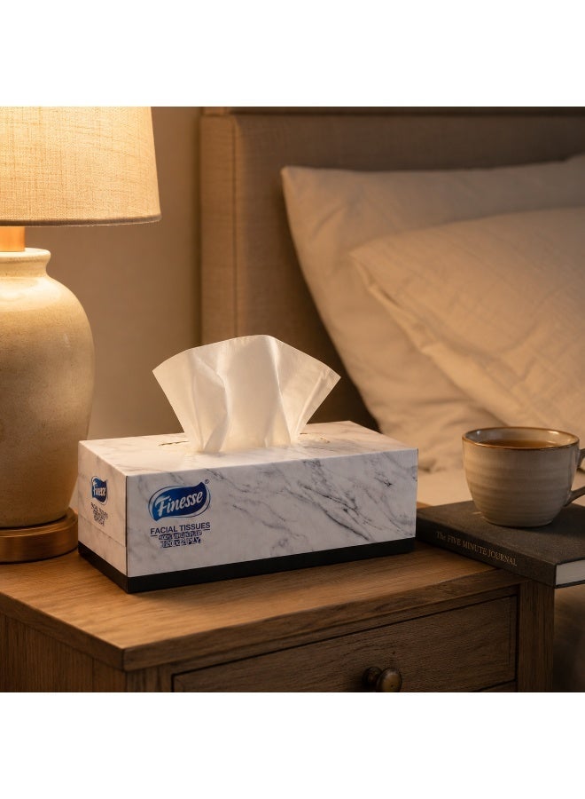 Finesse Daily Care Facial Tissue - Pack of 20 Boxes, 120 Soft 2-Ply Sheets Each, Gentle Face & Hand Tissue for Home, Office & Car - Image 4