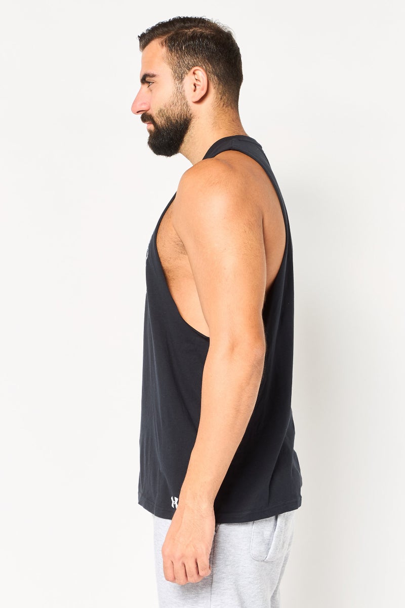 UNDER ARMOUR Men Sportswear Fit Sleeveless Training Tank, Black - Image 3