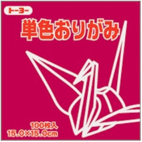 Toyo Origami Paper Single Color - Purple - 15cm, 100 Sheets - Image 1