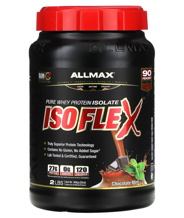 Allmax ISOFLEX® Pure Whey Protein Isolate Chocolate Mint 2 lbs (908 g)