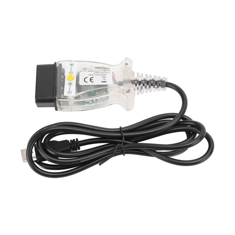 K+DCAN Cable with Switch USB Interface OBD2 Diagnostic Tool for E60 E61 E81 E70 E83 E87 E90 E91 E92 E93 - Full Diagnostic with D-CAN Protocol - ABS Material for Car 1998-2008 - Image 5
