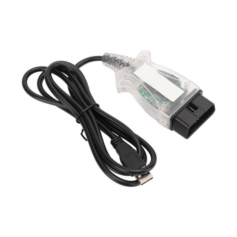 K+DCAN Cable with Switch USB Interface OBD2 Diagnostic Tool for E60 E61 E81 E70 E83 E87 E90 E91 E92 E93 - Full Diagnostic with D-CAN Protocol - ABS Material for Car 1998-2008 - Image 2