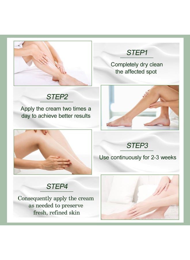 YAFUSIPE Urea Cream 60 Percent For Feet Maximum Strength Plus Salicylic Acid 2%, Tea Tree Foot Lotion For Dry Feetcracked Heels Treatment Athletes Foot Cream Intensive Repair Foot Moisturizer Care 5.29oz - Image 3