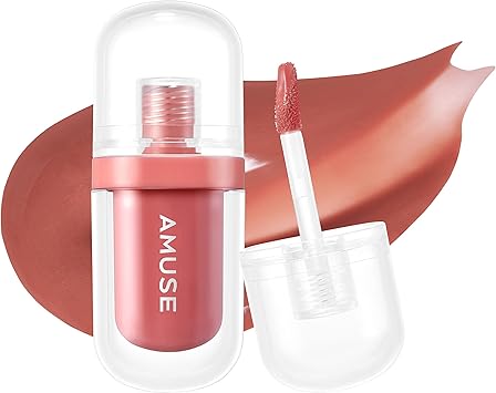 Amuse JELFIT TINT 12Hour Lasting JellyLike Texture Moisturizing Lip Stain Vegan in Handy Size for Travel 07 CARAMEL - Image 1