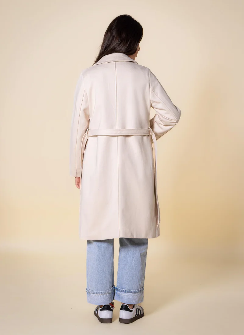 Shapes Beige SOFT COMFORT COAT for Women | Best Price UAE