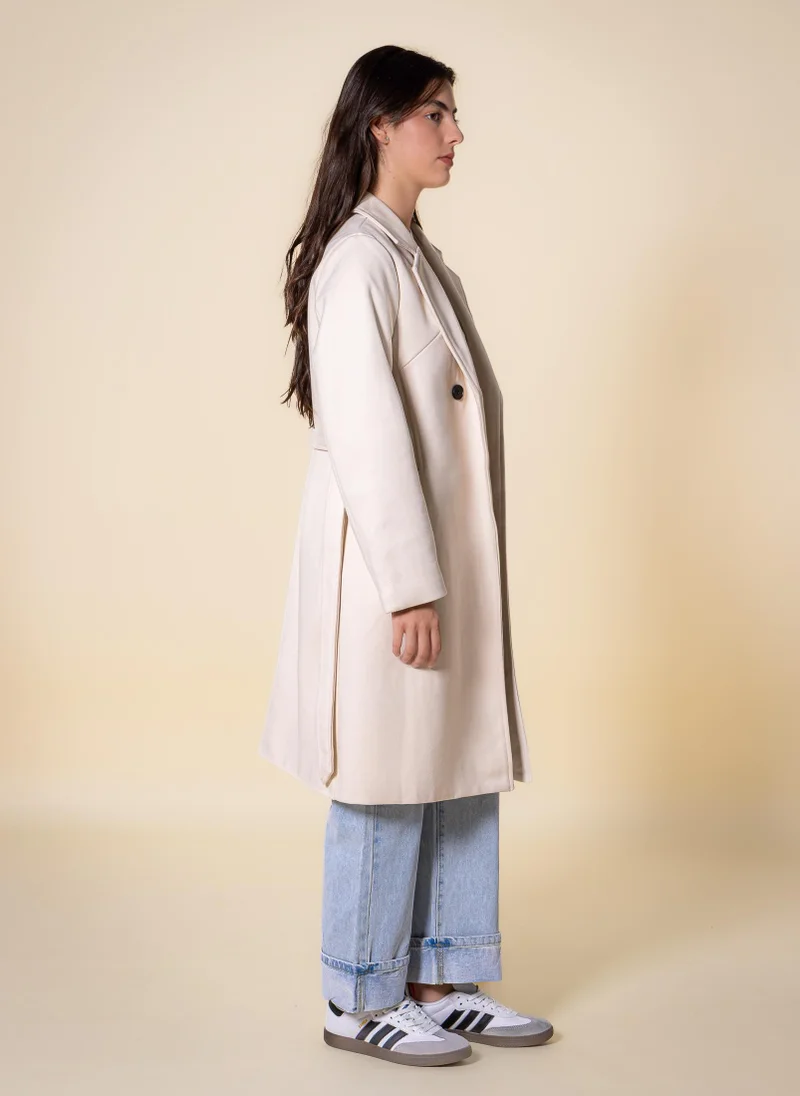 Shapes Beige SOFT COMFORT COAT for Women | Best Price UAE