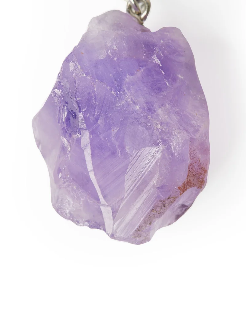 Prickly Pear Prickly Pear Amethyst Crystal Keychain, Purple for Spiritual Healing and Key Accessory