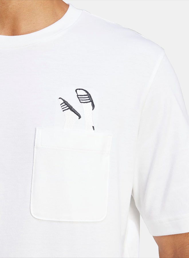 اديداس ي شيرت بجيب مطبوع - Image 4