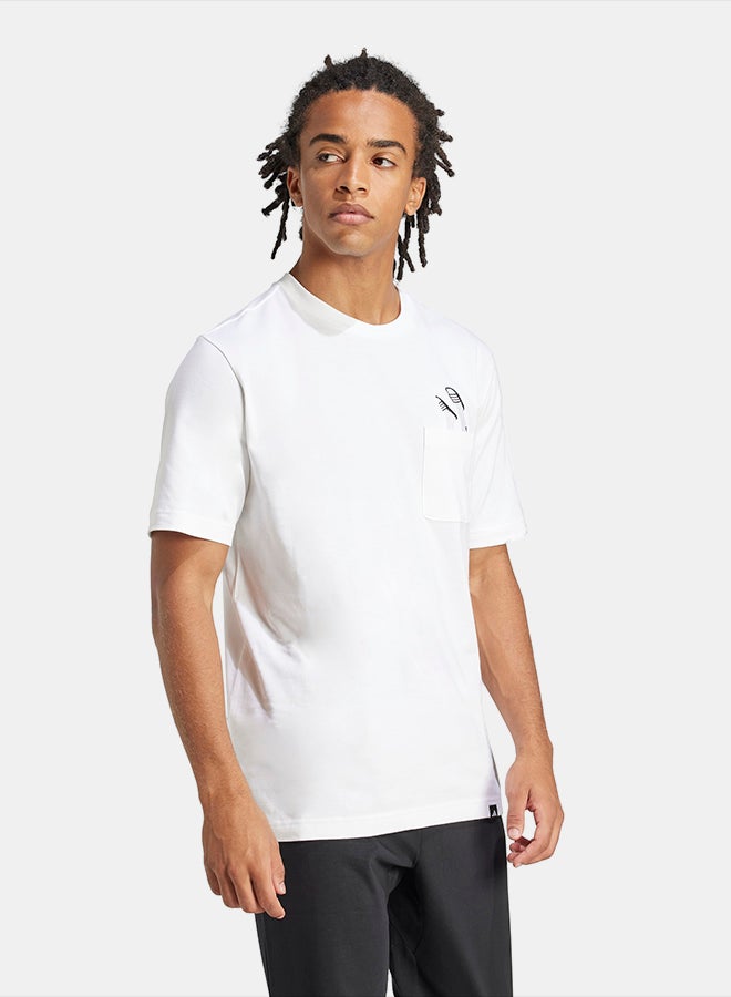 اديداس ي شيرت بجيب مطبوع - Image 3