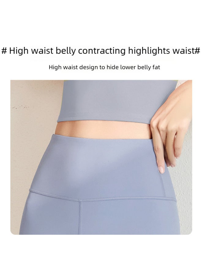 general Purple Women's High Waist Yoga Shorts, Butt Lifting Tummy Control Workout Shorts - Image 2