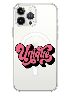 Magnetic Case for iPhone 13 Pro Max 6.7-inch Compatible with MagSafe Wireless Charging, Shockproof Phone Bumper Cover Unique-01