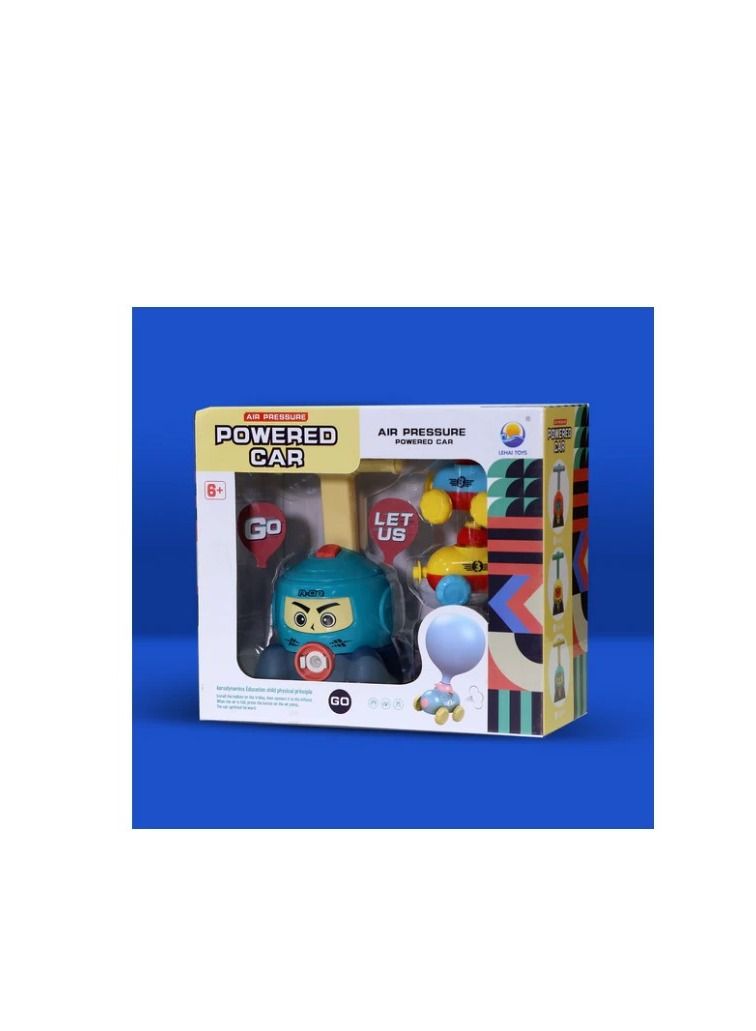 SUNDUS Children's air pressure car toy, educational toy, inflatable balloon, - Image 2