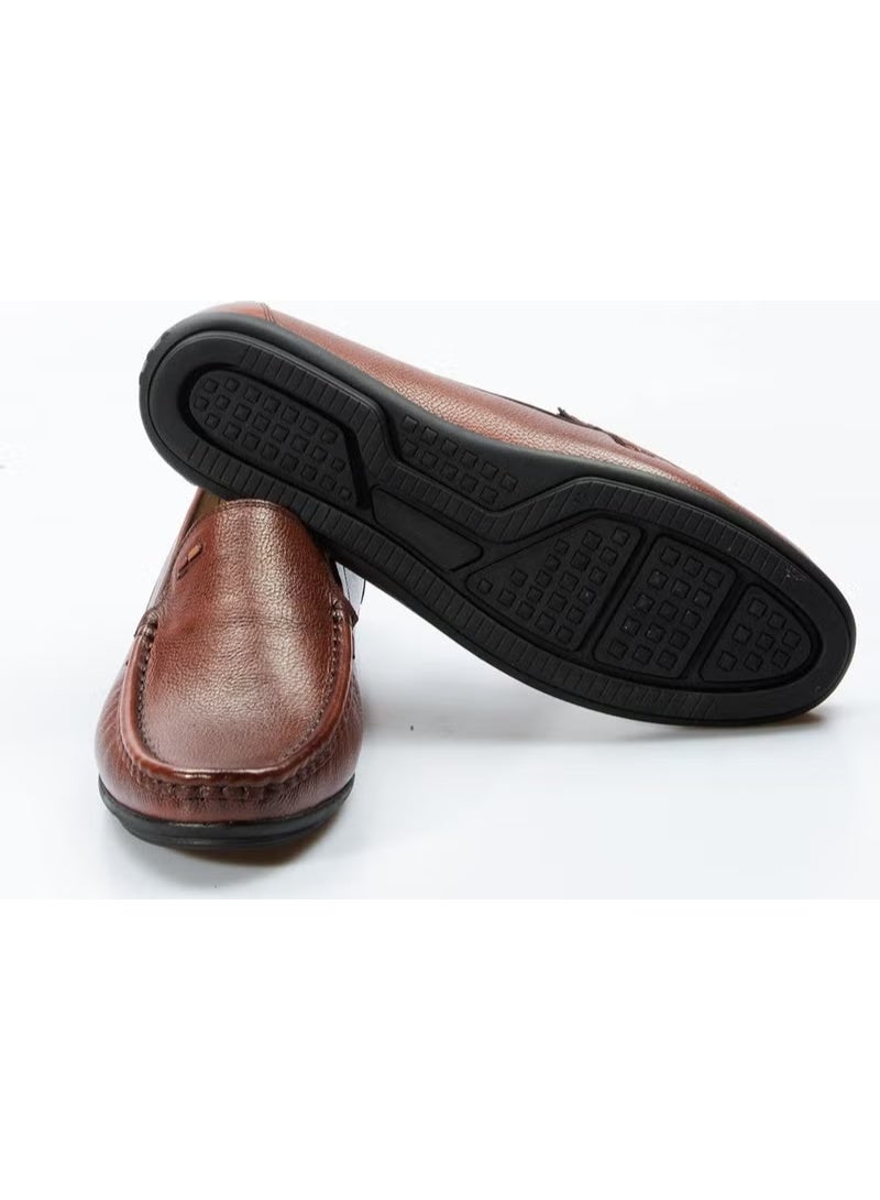 Fast Step Genuine Leather Tan Men's Loafer Shoes 628ma02 - Image 4