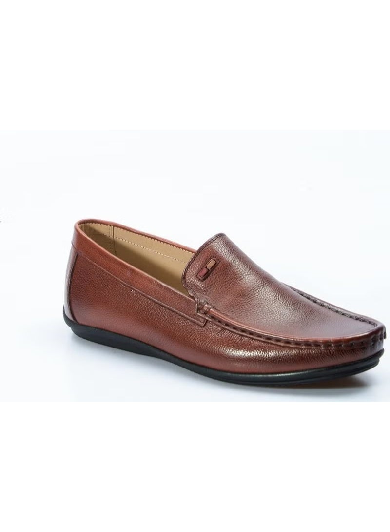 Fast Step Genuine Leather Tan Men's Loafer Shoes 628ma02 - Image 3