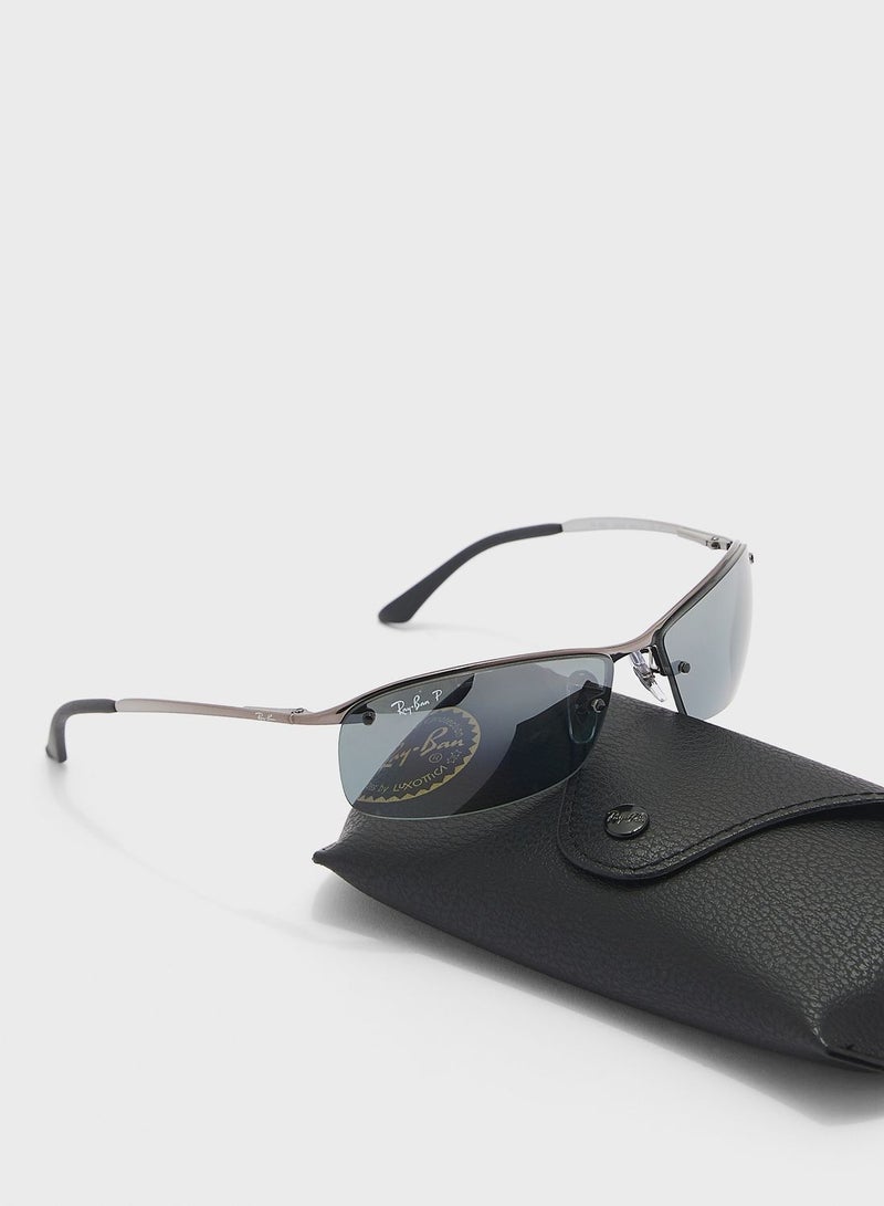 Ray-Ban 0Rb3183 Rectangle Sunglasses - Image 4