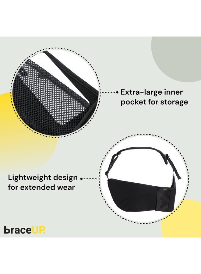 BraceUP Arm Sling Adjustable Arm Support for Broken Fractured Arm and Elbow - Image 4
