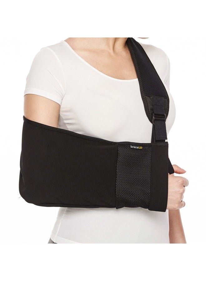 BraceUP Arm Sling Adjustable Arm Support for Broken Fractured Arm and Elbow - Image 1