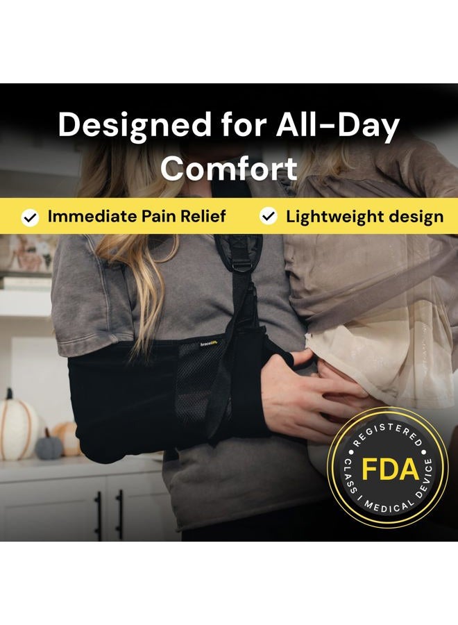 BraceUP Arm Sling Adjustable Arm Support for Broken Fractured Arm and Elbow - Image 3