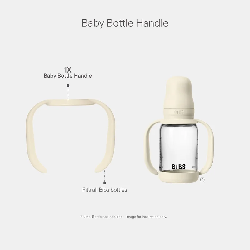 BIBS BIBS Baby Bottle Handle - Ivory