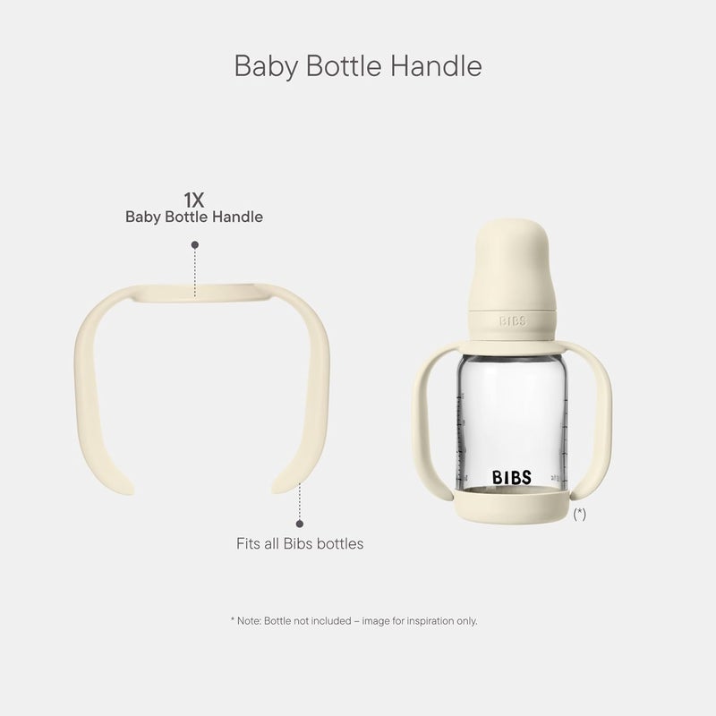 BIBS Baby Bottle Handle - Ivory - Image 2