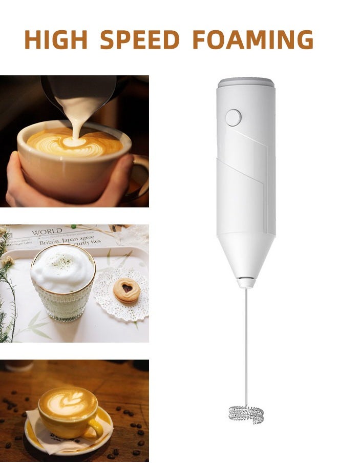 Sweet Life Electric High Speed Handheld Foam Maker Mixer, Handheld Milk Frother Wand for Coffee, Cappuccino, Hot Chocolate, Egg  - Image 5