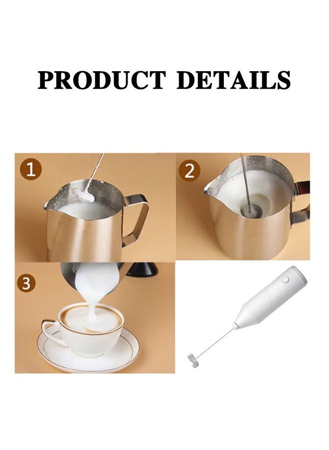 Sweet Life Electric High Speed Handheld Foam Maker Mixer, Handheld Milk Frother Wand for Coffee, Cappuccino, Hot Chocolate, Egg  - Image 4