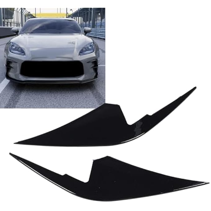 YDuupxe 2Pcs Splitter Fins Front Bumper Vent Spoiler Canard Aerodynamic Spoilers for Cars GR86 2022+ with Sporty Design - Image 5