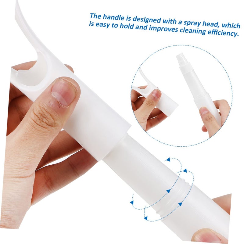 Anti Dirt Car Window Scrubber Tool With Sponge Brush And Squeegee For Glass Walls Countertops Multifunctional Cleaning Tool With Storage Home Office - Image 5