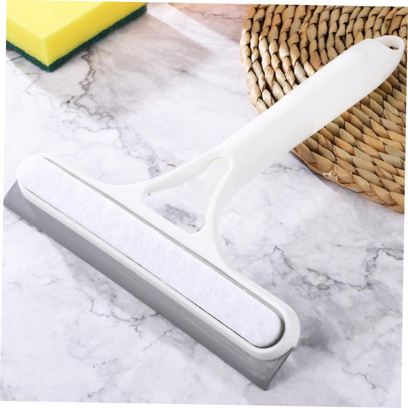 Anti Dirt Car Window Scrubber Tool With Sponge Brush And Squeegee For Glass Walls Countertops Multifunctional Cleaning Tool With Storage Home Office - Image 4