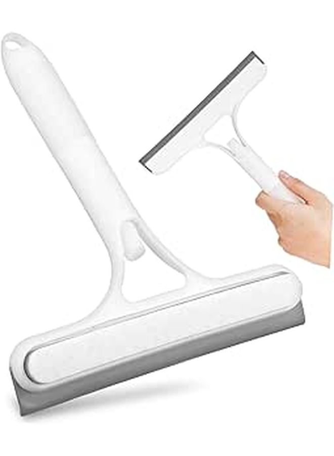 Anti Dirt Car Window Scrubber Tool With Sponge Brush And Squeegee For Glass Walls Countertops Multifunctional Cleaning Tool With Storage Home Office - Image 1