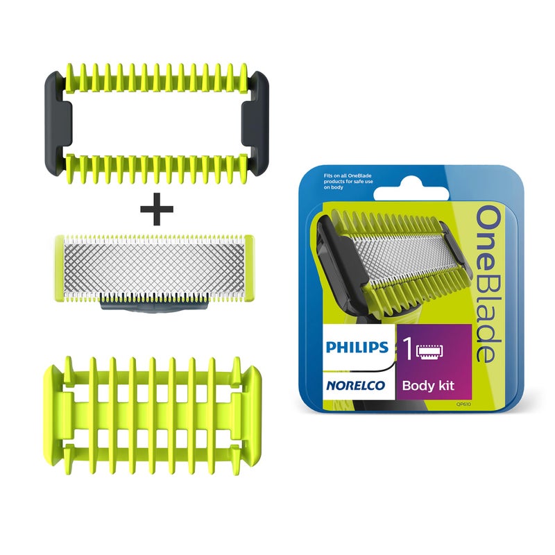 Norelco Philips Norelco Genuine OneBlade Replacement Blade Body Kit, QP610/80 - Image 1