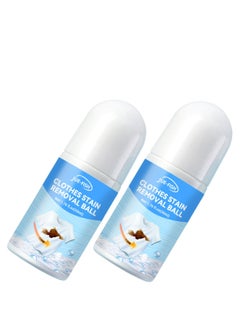 SYOSI Stain Remover Roller-Ball Cleaner for Clothes, 2 PCS Portable No-wash Instant Stain Remover Pen, Suitable for Emergency Stain Removal  - Image 1