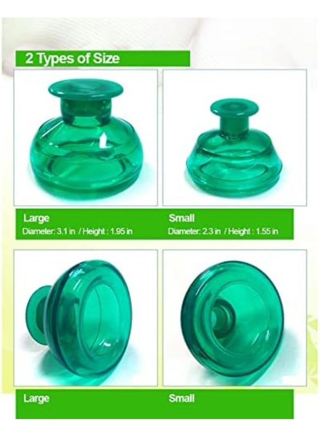 LENITH Soft Mom Palm Cup Small Size For Pressure Drum Massage, Sputum Remover, Burping Toddler Digest Helper Infant Phlegm Sputum - Image 2