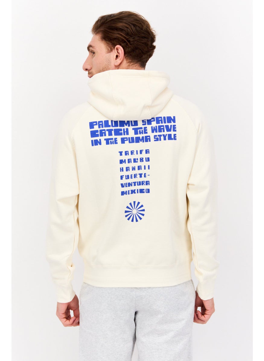 Puma x Palomo Men Sportswear Fit Long Sleeve Outdoor Sweatshirt, Ivory  - Image 3