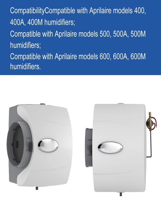 IHOUMEX أنبوب تغذية IHOUMEX 4335 مع غلاف متوافق مع مرطبات Aprilaire 600 400 و 500 و 600A، ويشمل فتحة صفراء (4231) ومصفاة داخلية (4004). - Image 2