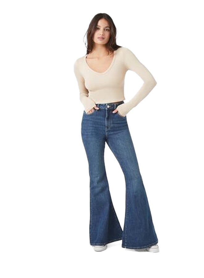 FOREVER 21 Seamless Long-Sleeve Crop Top - Image 5