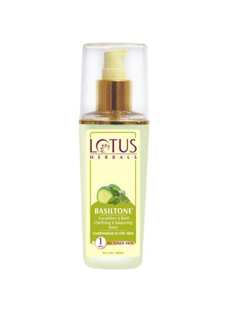 Lotus Herbals Basiltone Clarifying and Balancing Skin Toner Liquid With Cucumber and Basil oil For Combination and Oily Skin,100ml - pzsku/ZF45333E1B3E4FB153B15Z/45/1746795847/df60c212-23ce-489d-b988-1bac2432c9c3